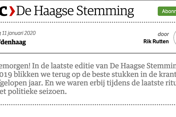 <p>Wil je weten waar in Den Haag over gesproken wordt, op de hoogte blijven van het laatste verkiezingsnieuws en een inkijkje krijgen in de politieke dag die komen gaat?</p>
