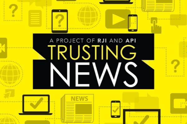 <p>Helping journalists earn news consumers’ trust</p>
