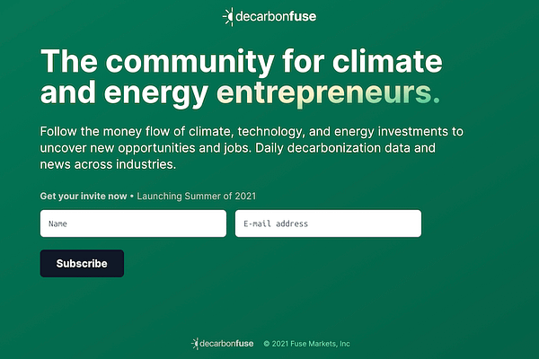 Follow the money flow of climate, technology, and energy investments to uncover new opportunities and jobs. Daily decarbonization data and news across industries.