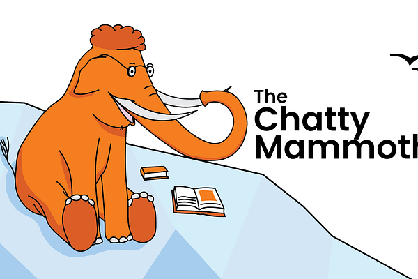 <p>The Chatty Mammoth is made for those who appreciate the virtues of reading, but cannot fit enough of it in.</p>
<p>With ’time-poor’ being an all too common trait of the general populace, its understandable if you are irritated at not being able to prioritise reading. The Chatty Mammoth is here to provide a remedy. As a team of practiced writers, we spend our hours searching for a diverse selection of cognitively satiating articles, located beyond the mainstream media; we then choose 3 standouts, and summarise them into daily 2 minute broadcasts.</p>
<p>We read the whole article, so that you can consume just the conversation-worthy components.</p>
