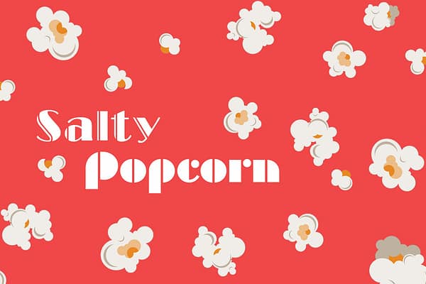 <p>A bi-weekly movie micro-zine for film lovers, packed with news, reviews trailers and trivia. Salty Popcorn goes out every other Thursday, just in time for movie night!</p>
